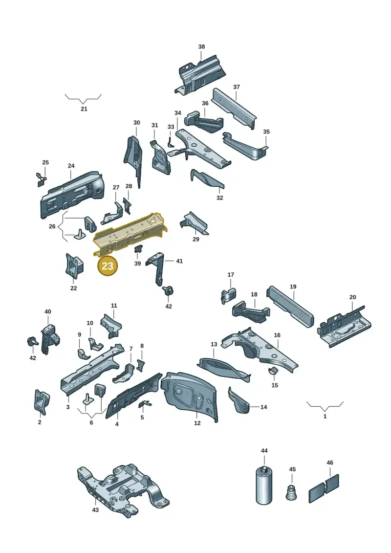 1EA803110 — SEAT Tavascan Cupra (2023-) diagram 10s803000, position 23