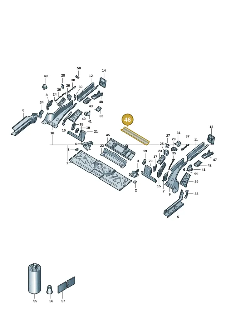1EA803173 — SEAT Tavascan Cupra (2023-) diagram 11a803020, position 46