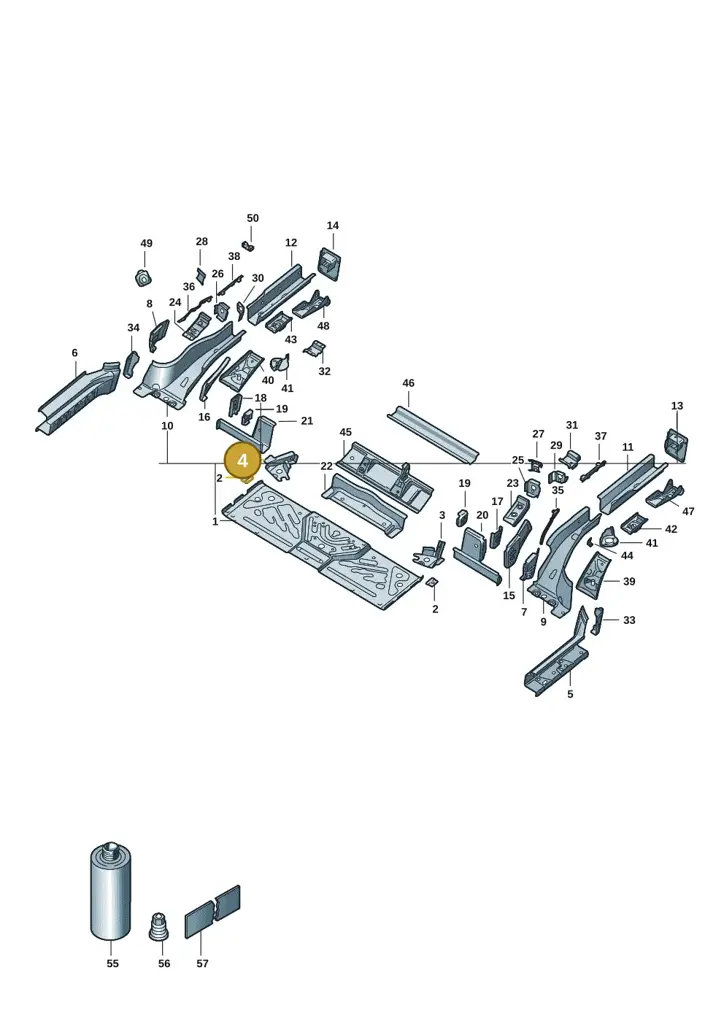 1EA803250 — SEAT Tavascan Cupra (2023-) diagram 11a803020, position 4