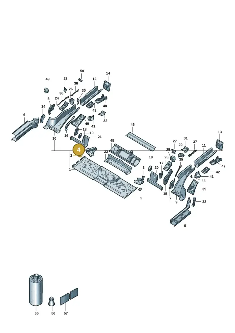 1EA803250 — SEAT Tavascan Cupra (2023-) diagram 11a803020, position 4