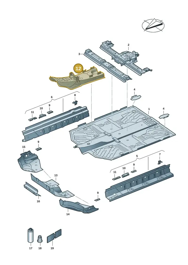 1EA803296 — SEAT Tavascan Cupra (2023-) diagram 11a803010, position 12
