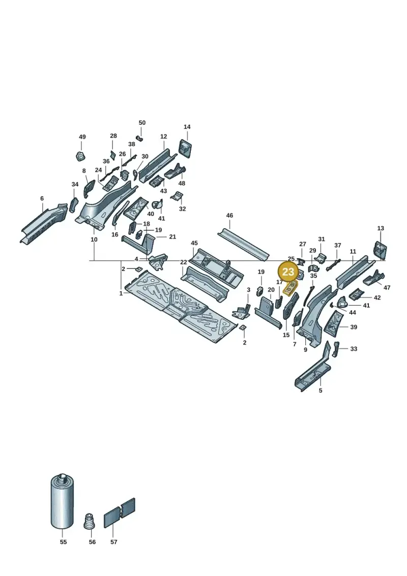 1EA803509 — SEAT Tavascan Cupra (2023-) diagram 11a803020, position 23