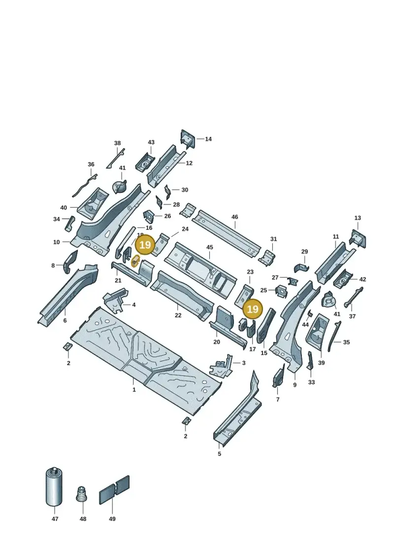 1EA803791 — SEAT EBoost CUPRA (2021-) diagram 10a803020, position 19