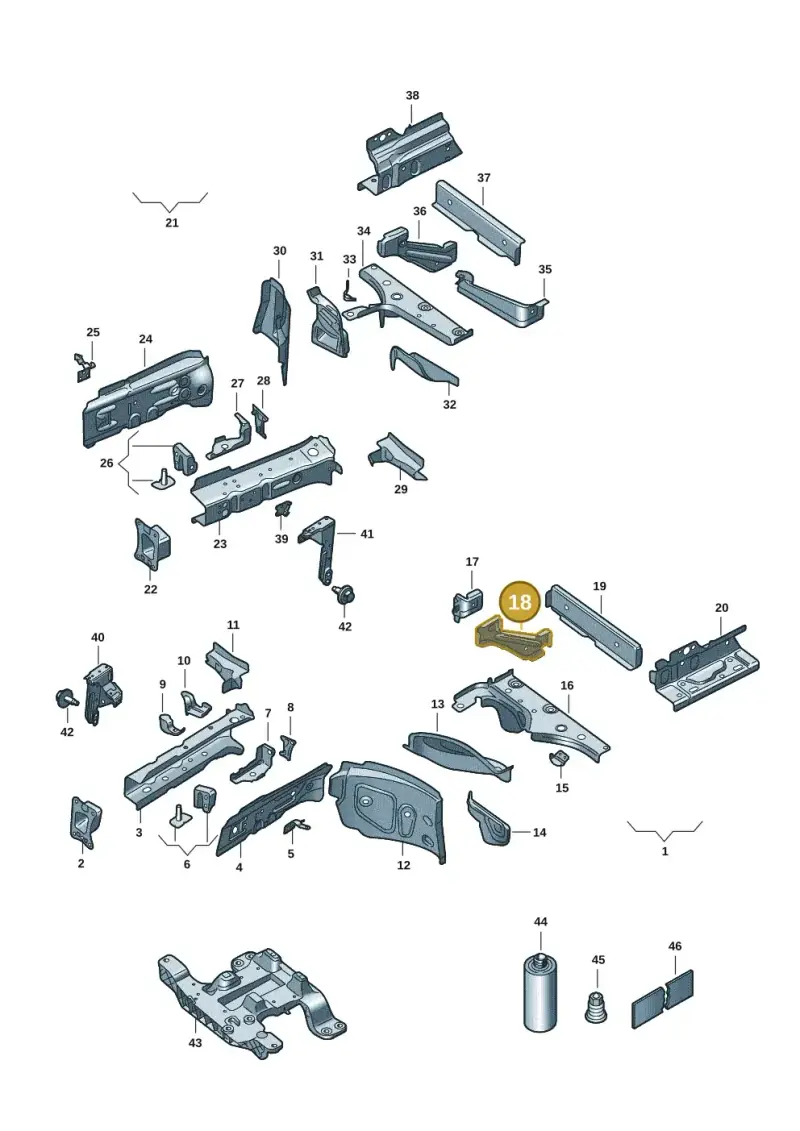 1EA803871 — SEAT Tavascan Cupra (2023-) diagram 10s803000, position 18