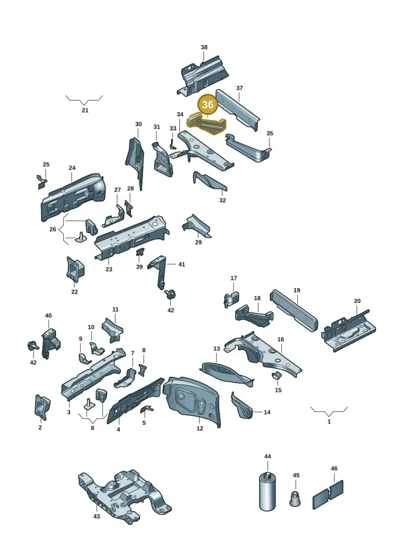1EA803872 — SEAT Tavascan Cupra (2023-) diagram 10s803000, position 36