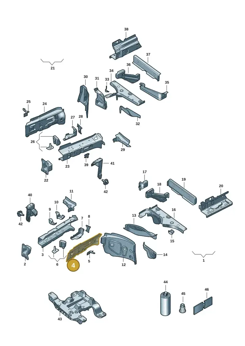 1EA804147A — SEAT Tavascan Cupra (2023-) diagram 10s803000, position 4