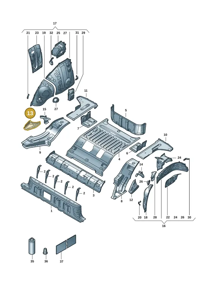 1EA804202 — SEAT EBoost CUPRA (2021-) diagram 10a803015, position 13