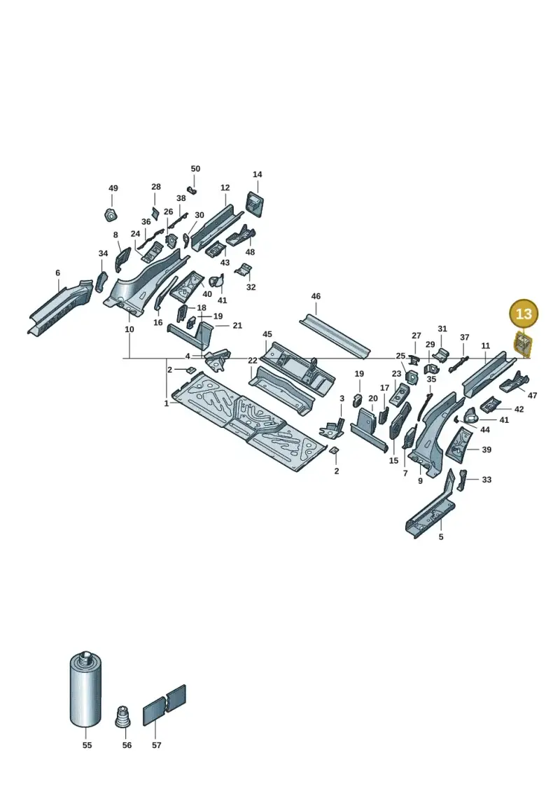 1EA804473A — SEAT Tavascan Cupra (2023-) diagram 11a803020, position 13