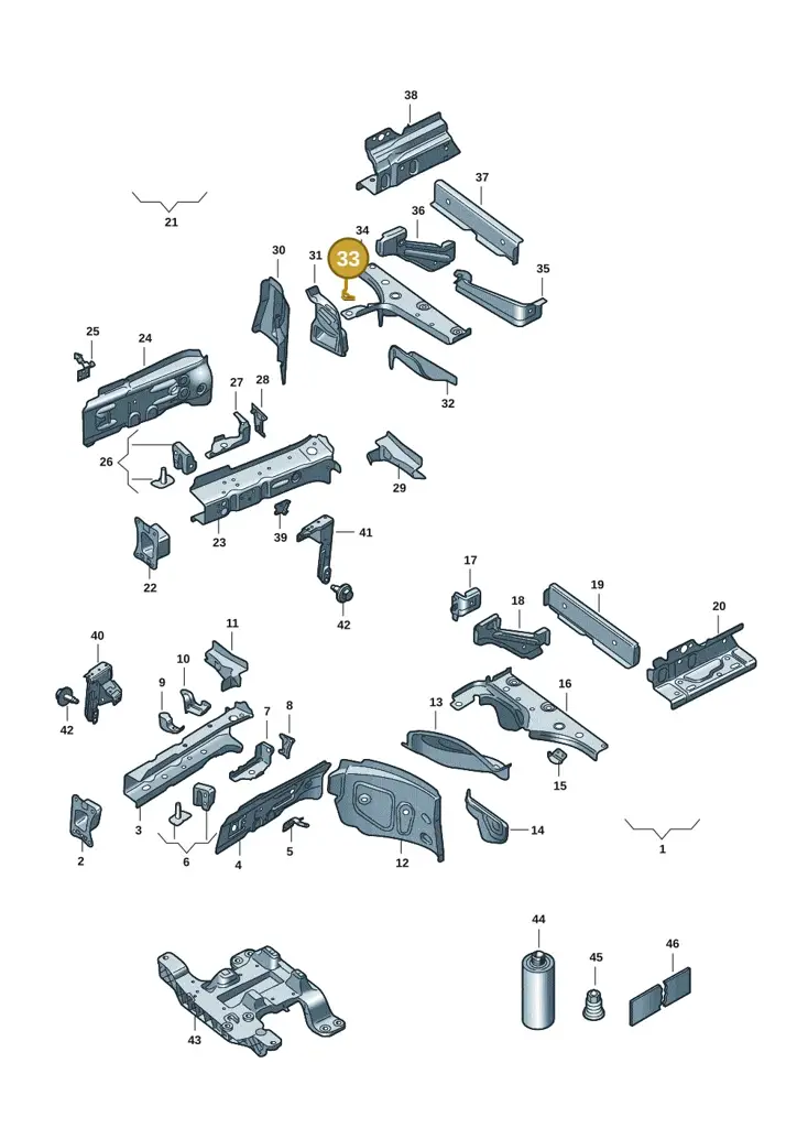 1EA804852 — SEAT Tavascan Cupra (2023-) diagram 10s803000, position 33