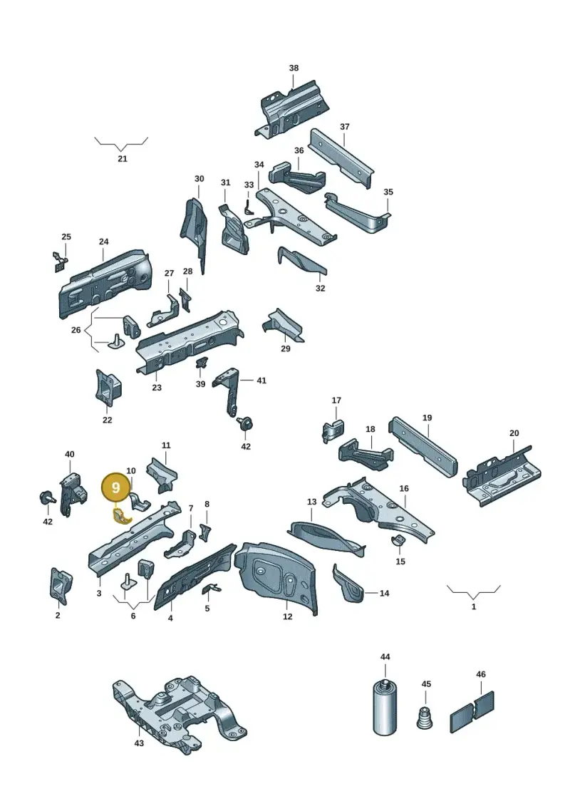 1EA805453 — SEAT Tavascan Cupra (2023-) diagram 10s803000, position 9