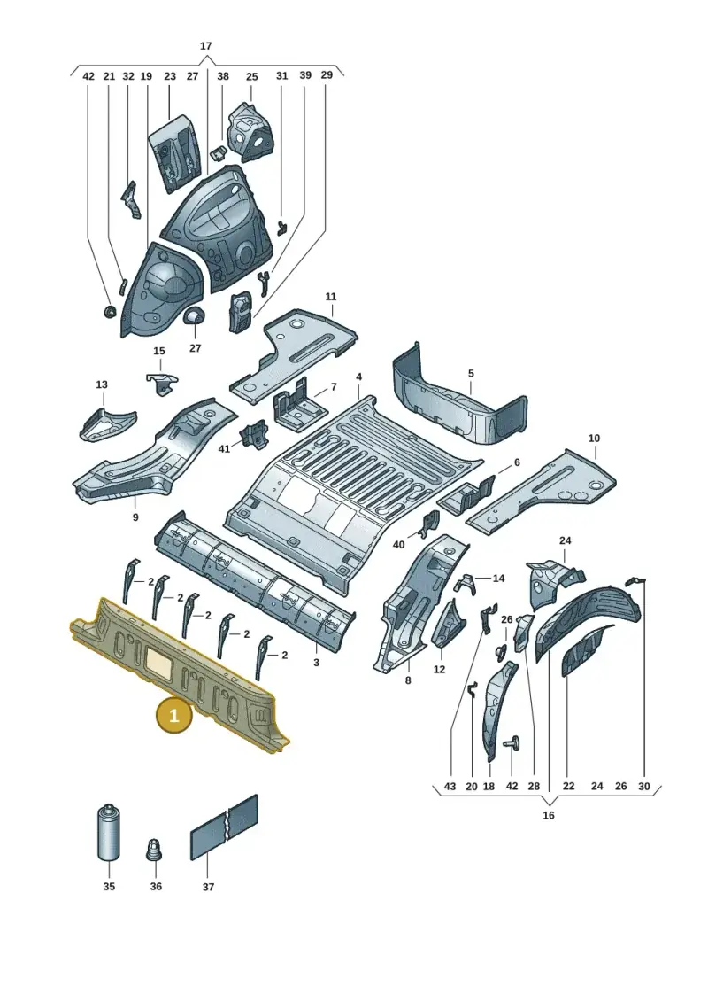 1EA813147A — SEAT Tavascan Cupra (2023-) diagram 11a803015, position 1