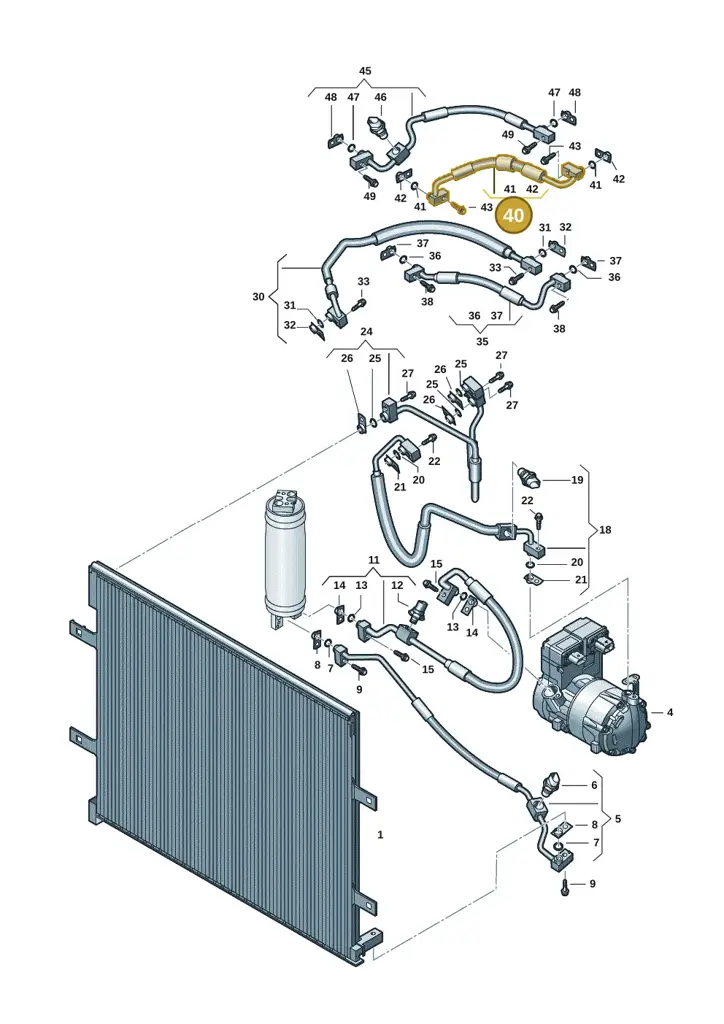 1EA816541D — SEAT EBoost CUPRA (2021-) diagram 10a260500, position 40