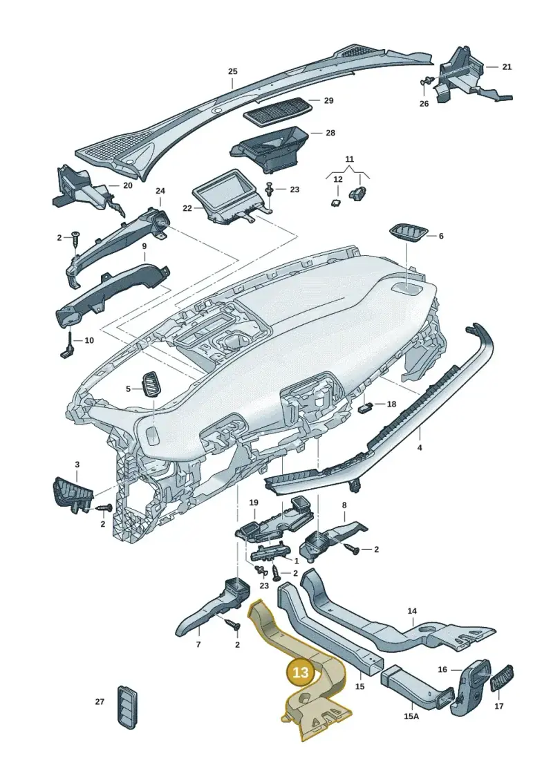 1EA819801 — SEAT Tavascan Cupra (2023-) diagram 20h819300, position 13