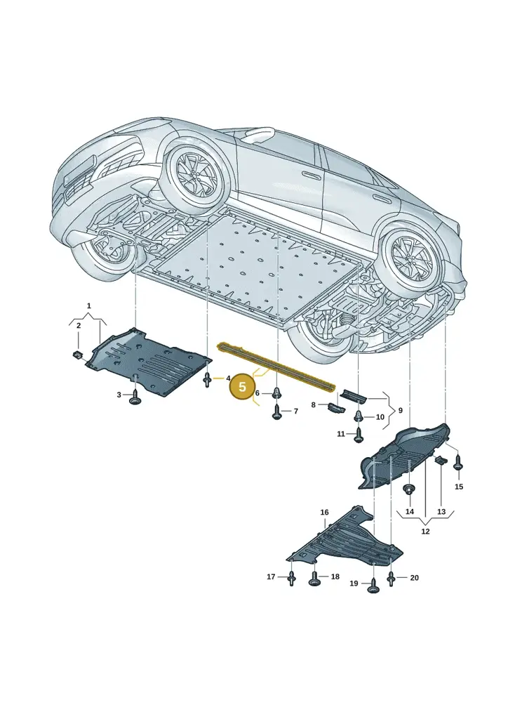 1EA825202A — SEAT Tavascan Cupra (2023-) diagram 20h825000, position 5
