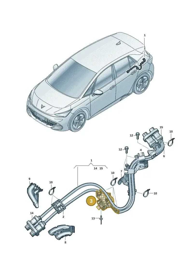 1EA907175 — SEAT Tavascan Cupra (2023-) diagram 10s970008, position 3