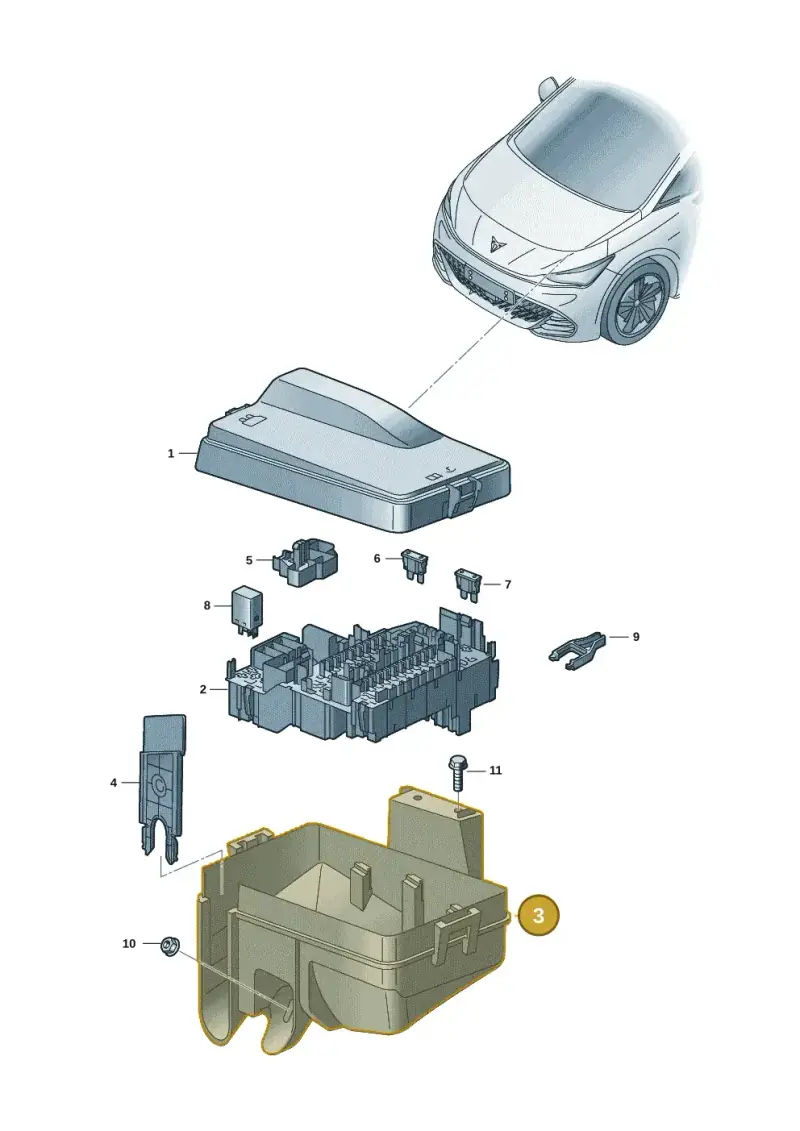 1EA907361A — SEAT Tavascan Cupra (2023-) diagram 10s937010, position 3
