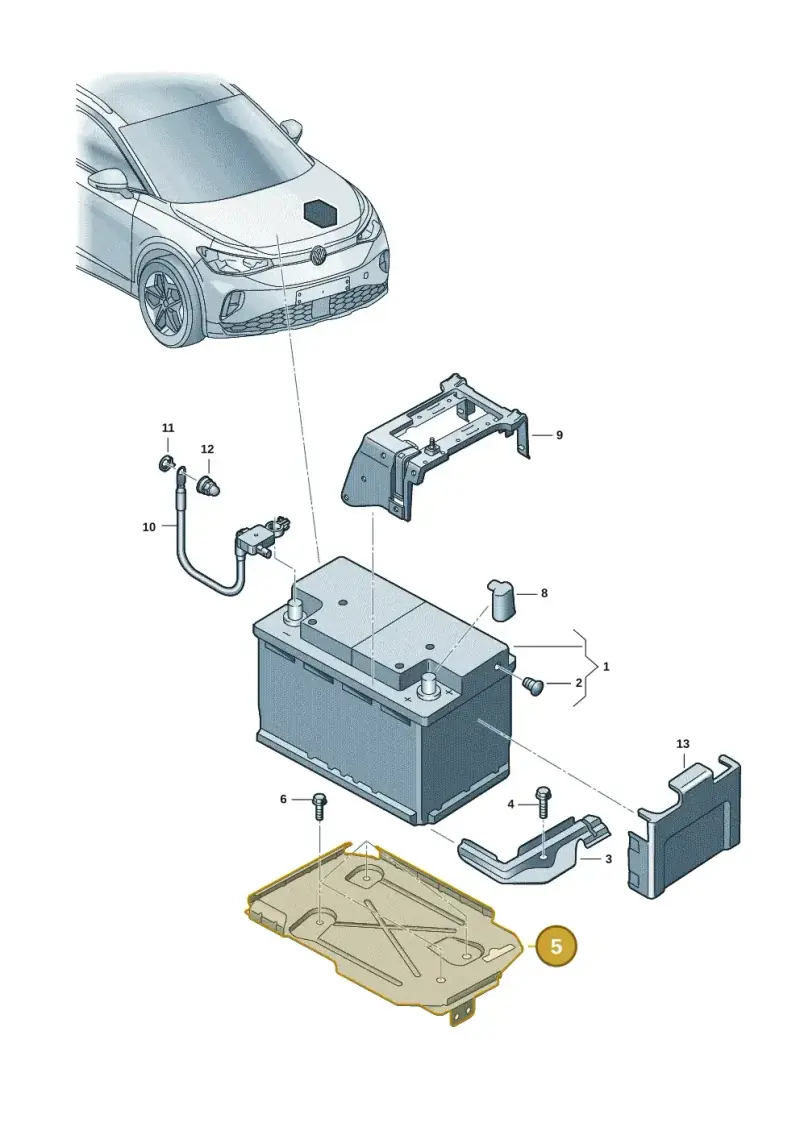 1EA915331D — SEAT Tavascan Cupra (2023-) diagram 11a915000, position 5
