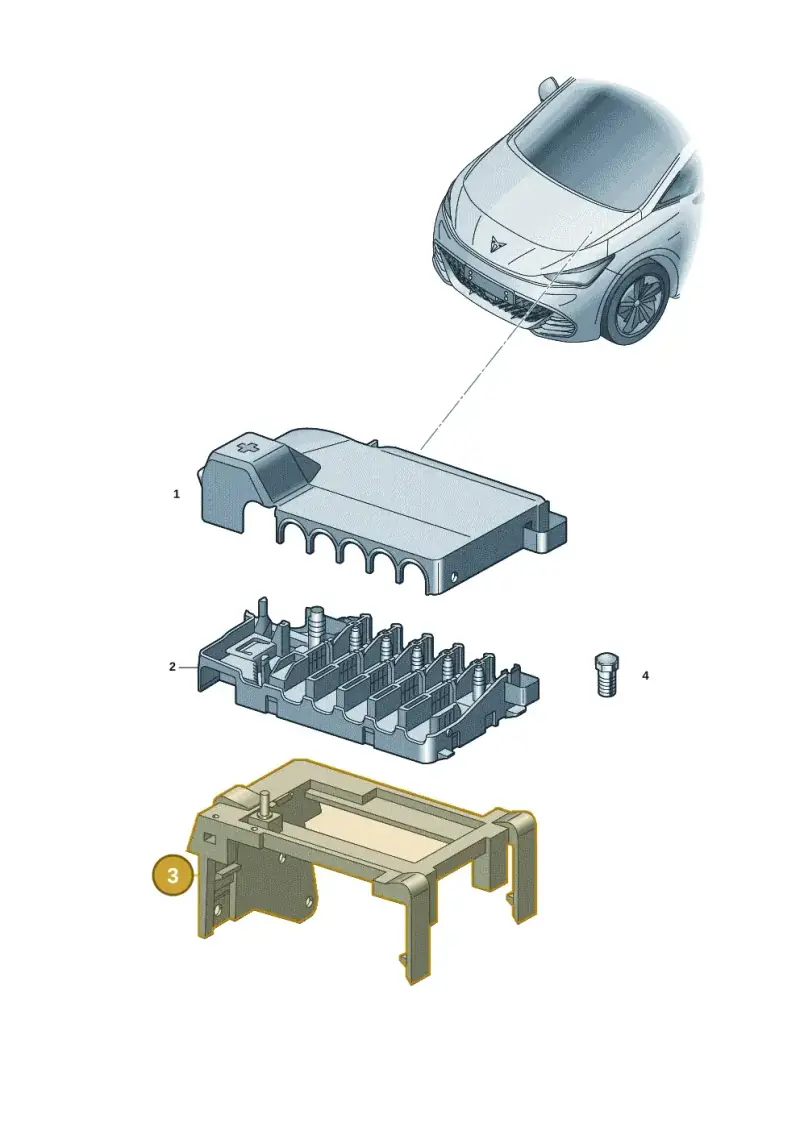 1EA915345 — SEAT EBoost CUPRA (2021-) diagram 10s937020, position 3