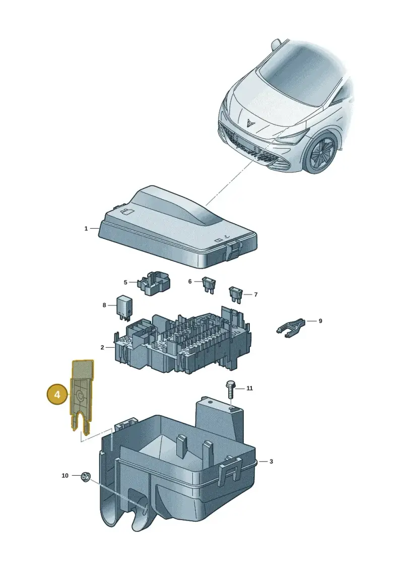 1EA927165 — SEAT Tavascan Cupra (2023-) diagram 10s937010, position 4