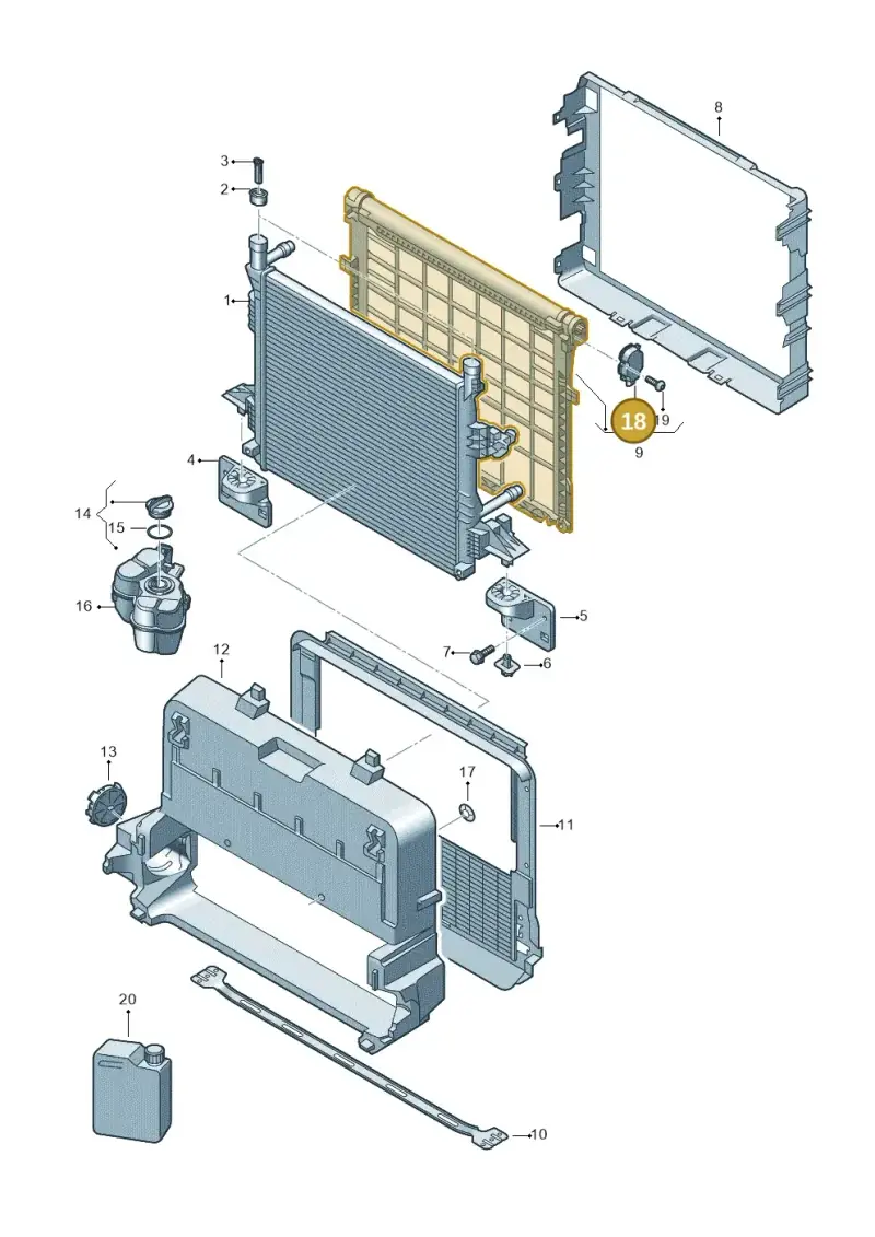 1EA965501A — SEAT EBoost CUPRA (2021-) diagram 10a122100, position 18