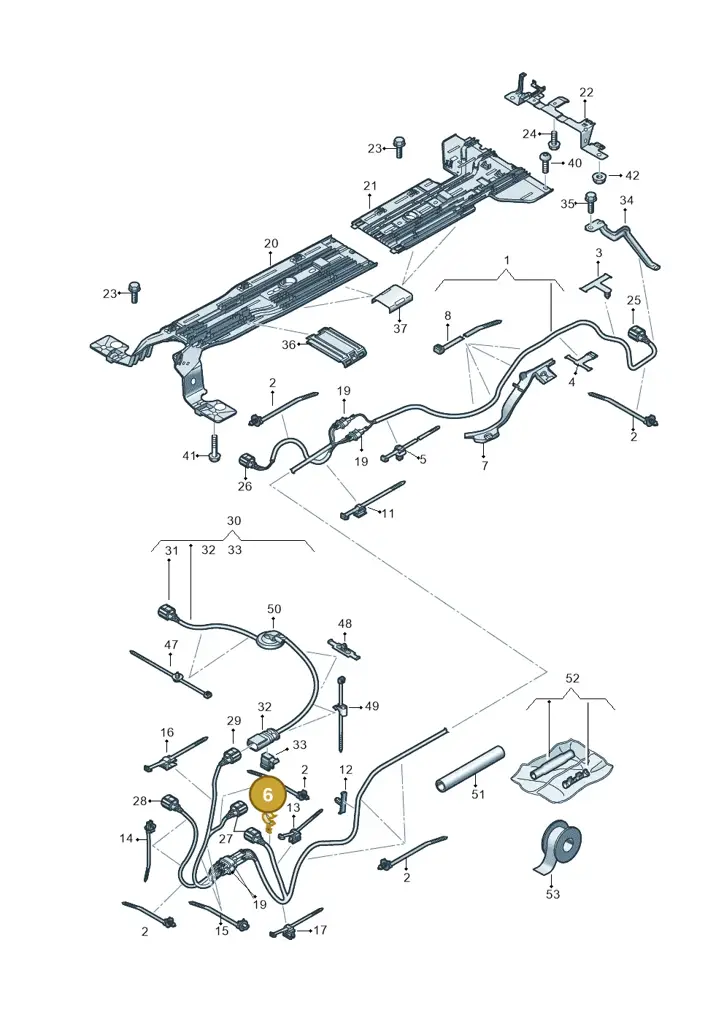 1EA971616A — SEAT EBoost CUPRA (2021-) diagram 10a970012, position 6