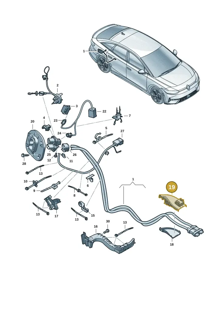 1EA971822B — SEAT Tavascan Cupra (2023-) diagram 14b970150, position 19