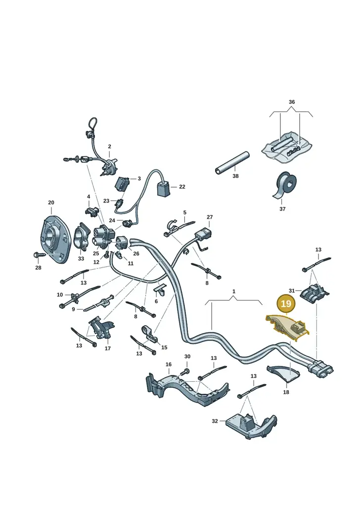 1EA971822C — SEAT EBoost CUPRA (2021-) diagram 10a970006, position 19