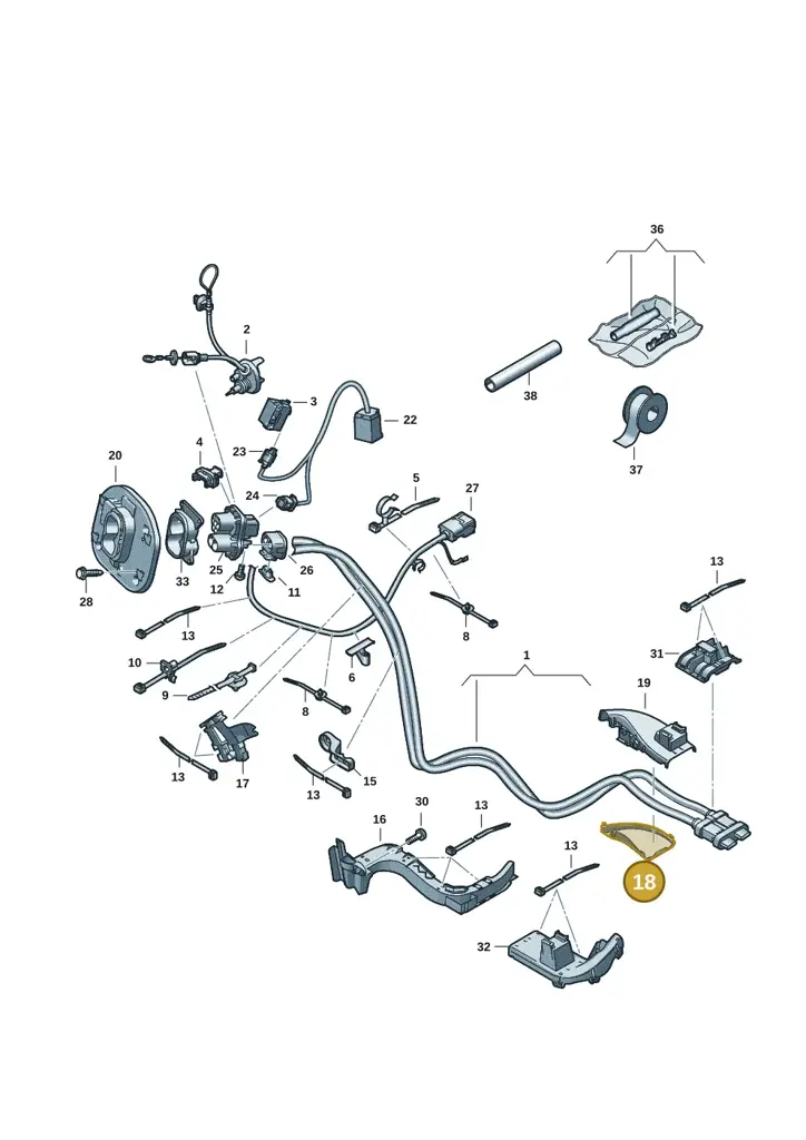 1EA971839K — SEAT EBoost CUPRA (2021-) diagram 10a970006, position 18
