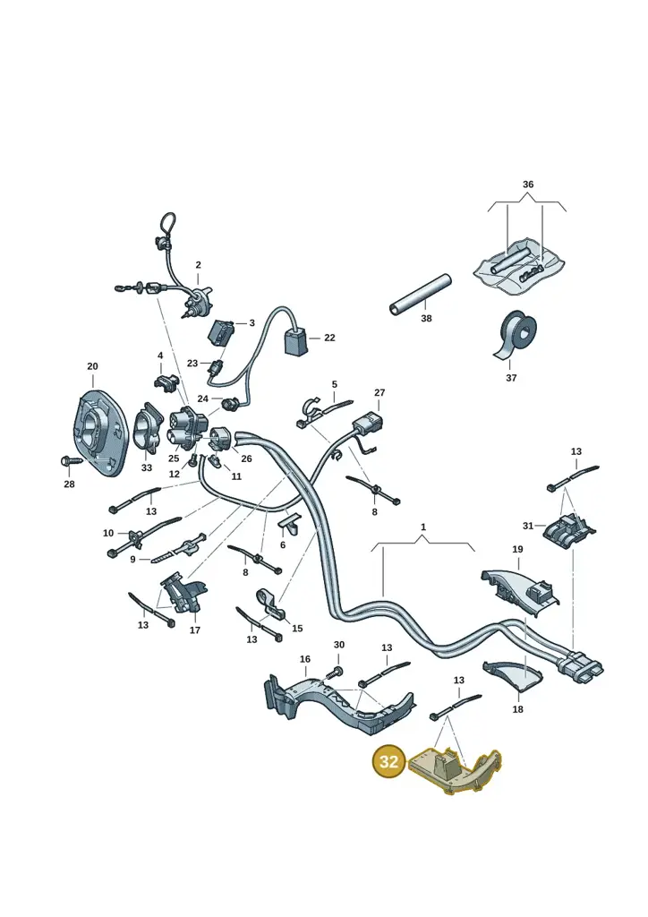 1EA971839L — SEAT EBoost CUPRA (2021-) diagram 10a970006, position 32