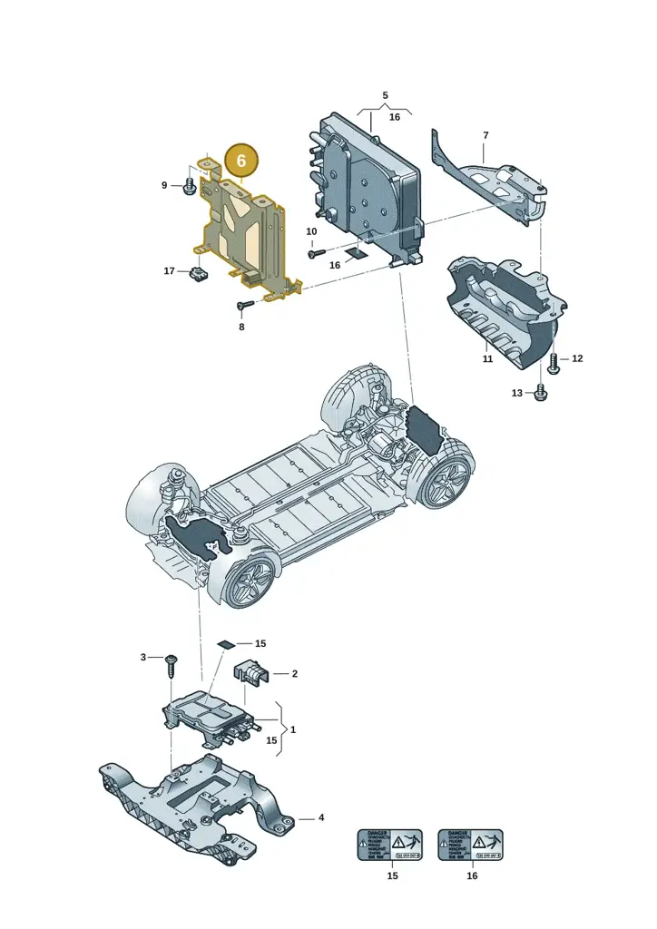 1EA971860 — SEAT EBoost CUPRA (2021-) diagram 10a907190, position 6