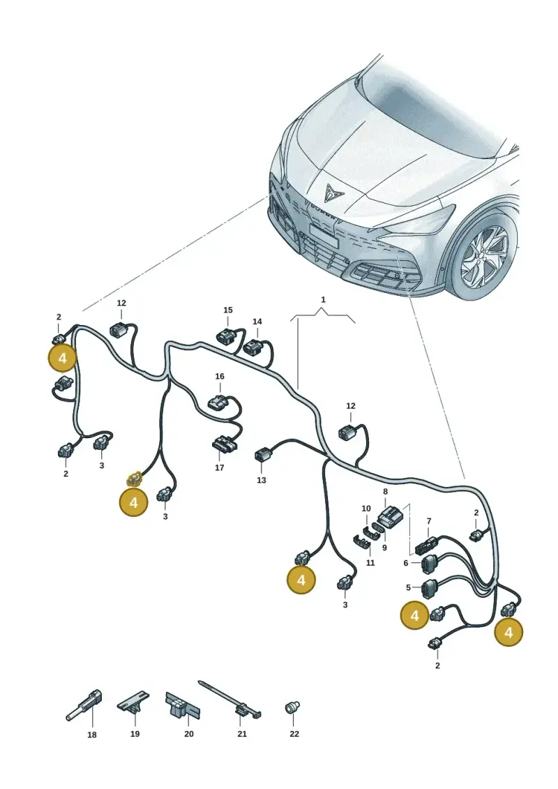 1EA973703D — SEAT Tavascan Cupra (2023-) diagram 20h971000, position 4