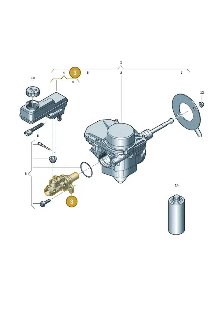 1EB614019A — SEAT Tavascan Cupra (2023-) diagram 10a612000, position 3