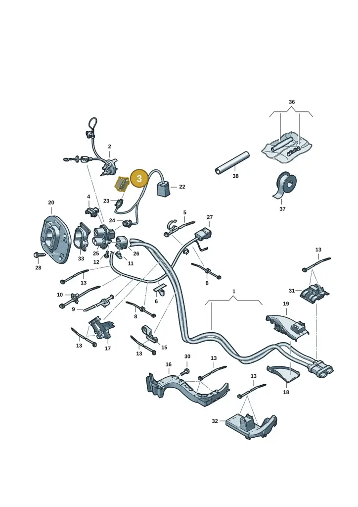 1EE915651A — SEAT EBoost CUPRA (2021-) diagram 10a970006, position 3