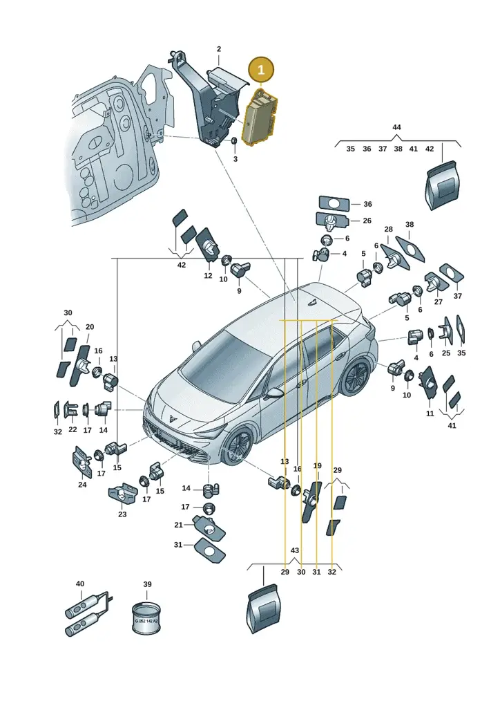1EE919294B — SEAT Tavascan Cupra (2023-) diagram 10s919000, position 1