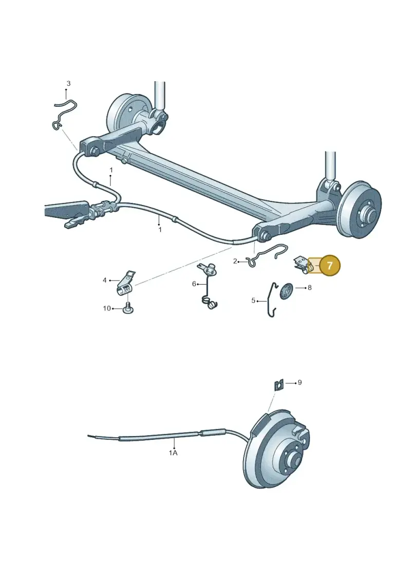 1H0609734F — SEAT Ibiza Stylance (2015-) diagram 253609500, position 7