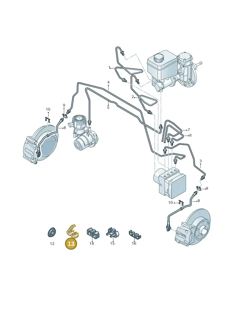 1H0611797 — SEAT Mii electric (2020-2021) diagram 772611200, position 13