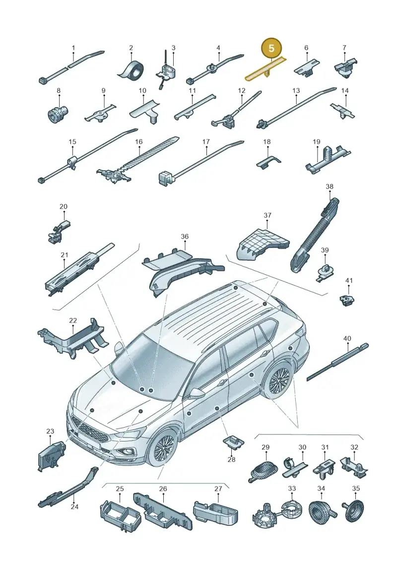 1H0971848AB — SEAT Tarraco FR (2018-2024) diagram 591971083, position 5