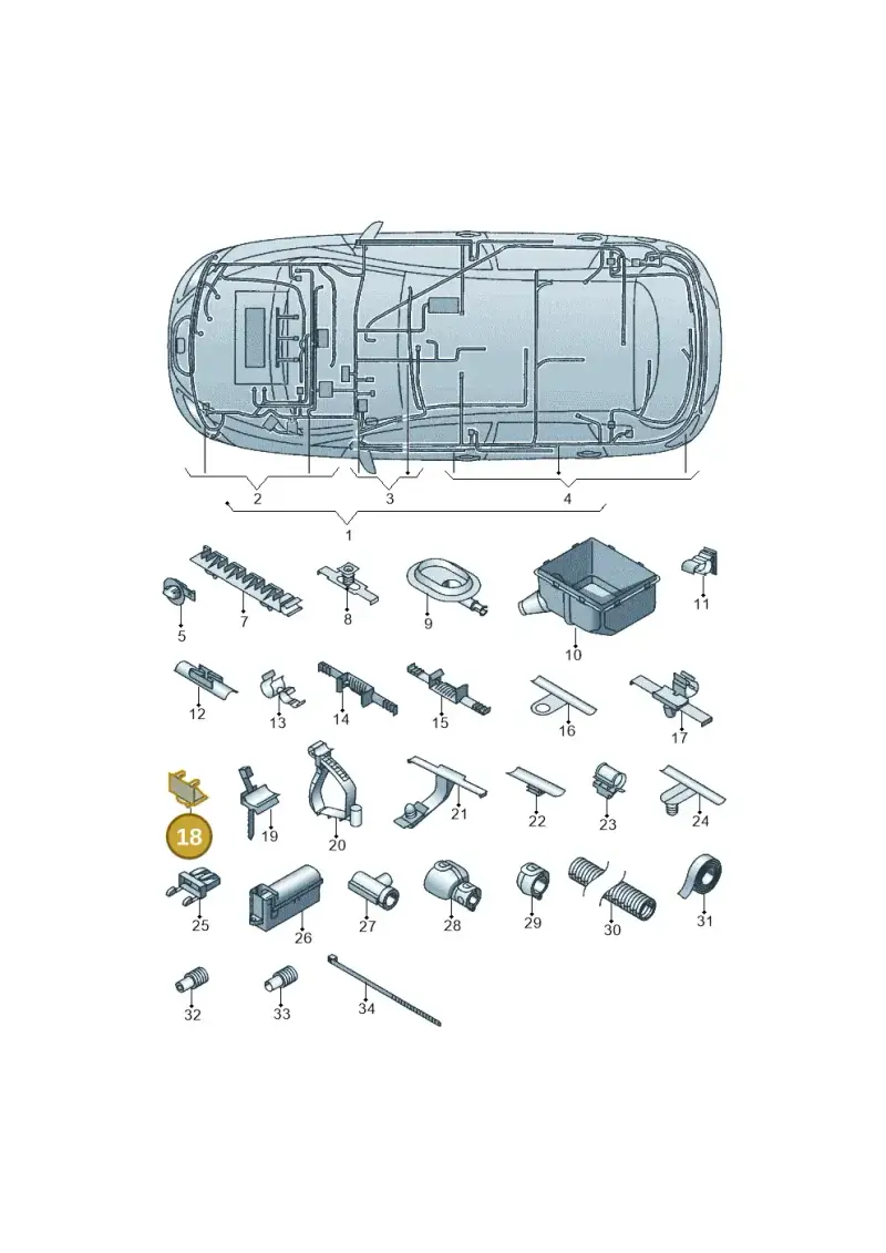 1H6971848A — SEAT Altea XL (2013-) diagram 418971810, position 18