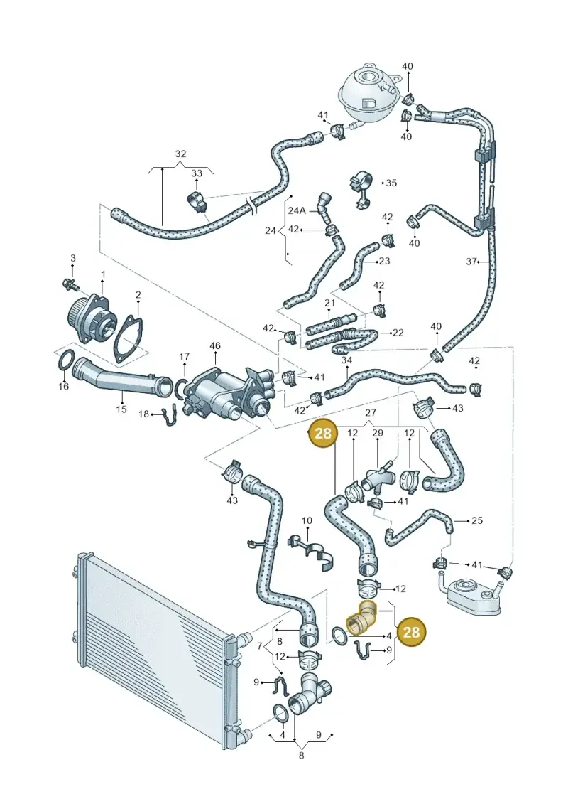 1J0122291 — SEAT IBIZA                  06> (2005-) diagram 194121230, position 28