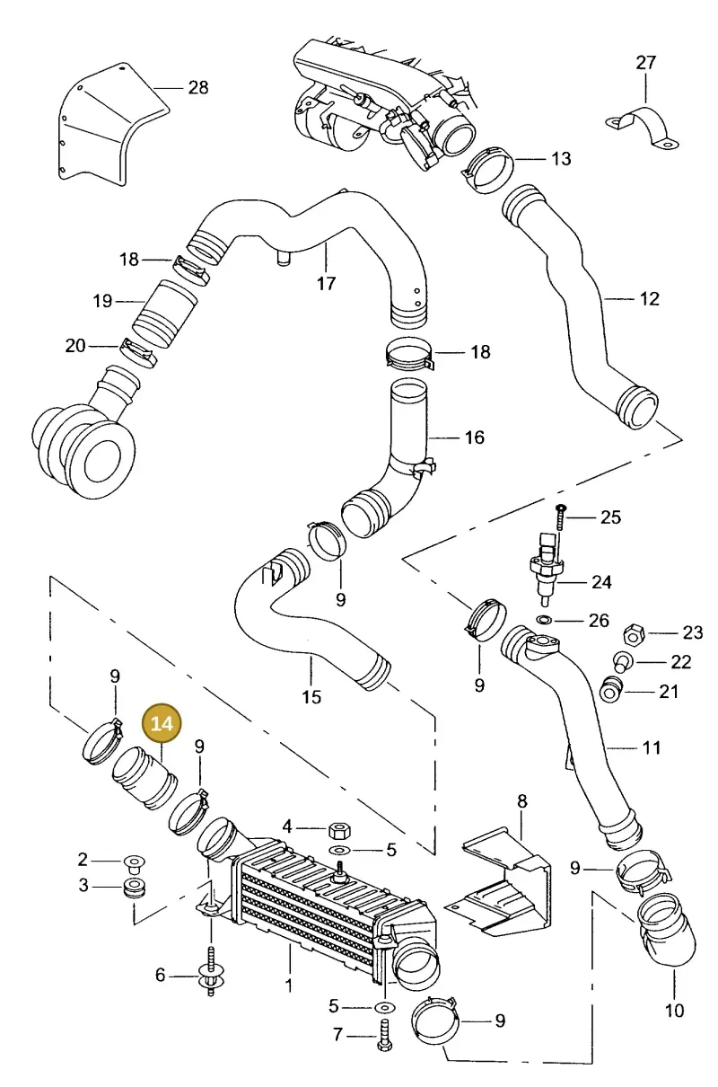 1J0145834A — SEAT CORDOBA/VARIO (1999-2002) diagram 238145750, position 14