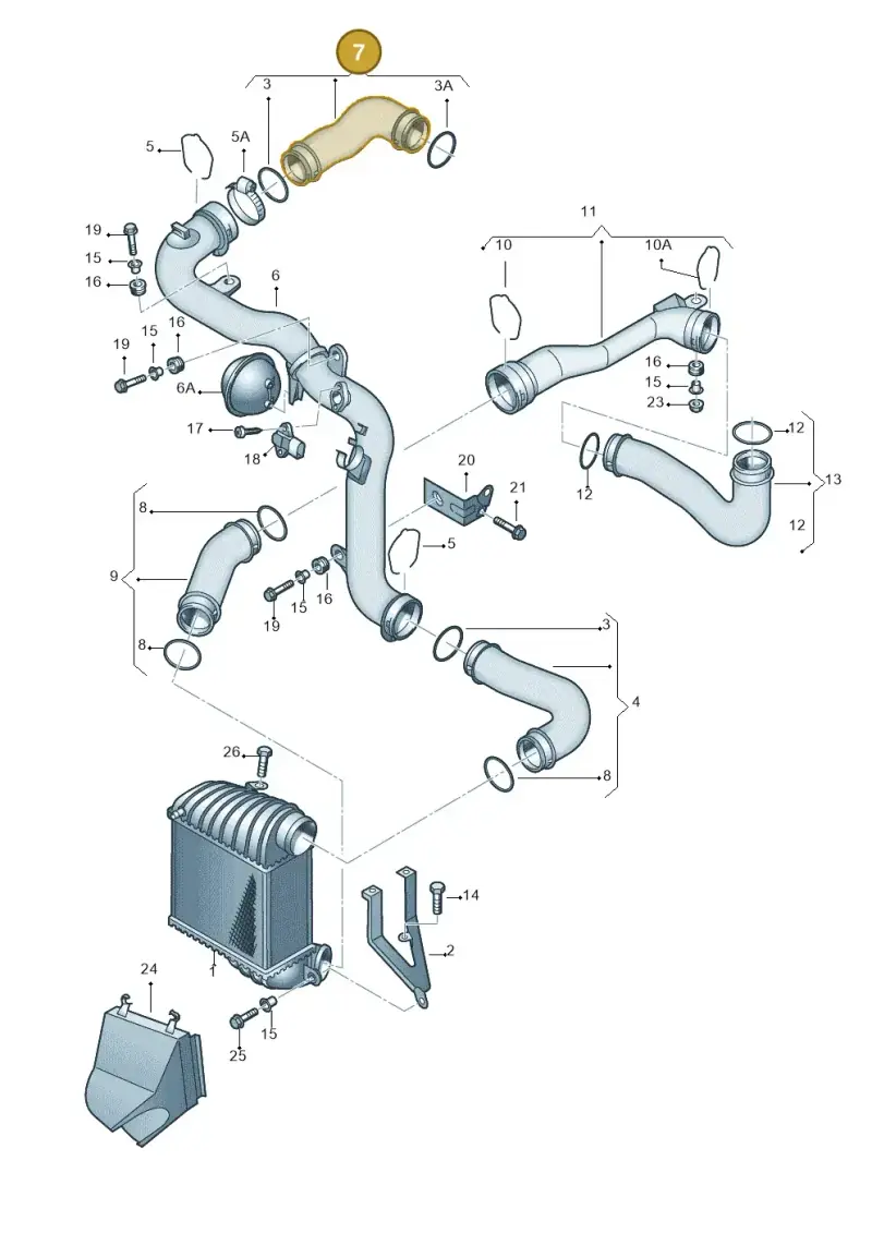 1J0145838T — SEAT TOLEDO/LEON/LEON-4 (2001-2006) diagram 194145850, position 7