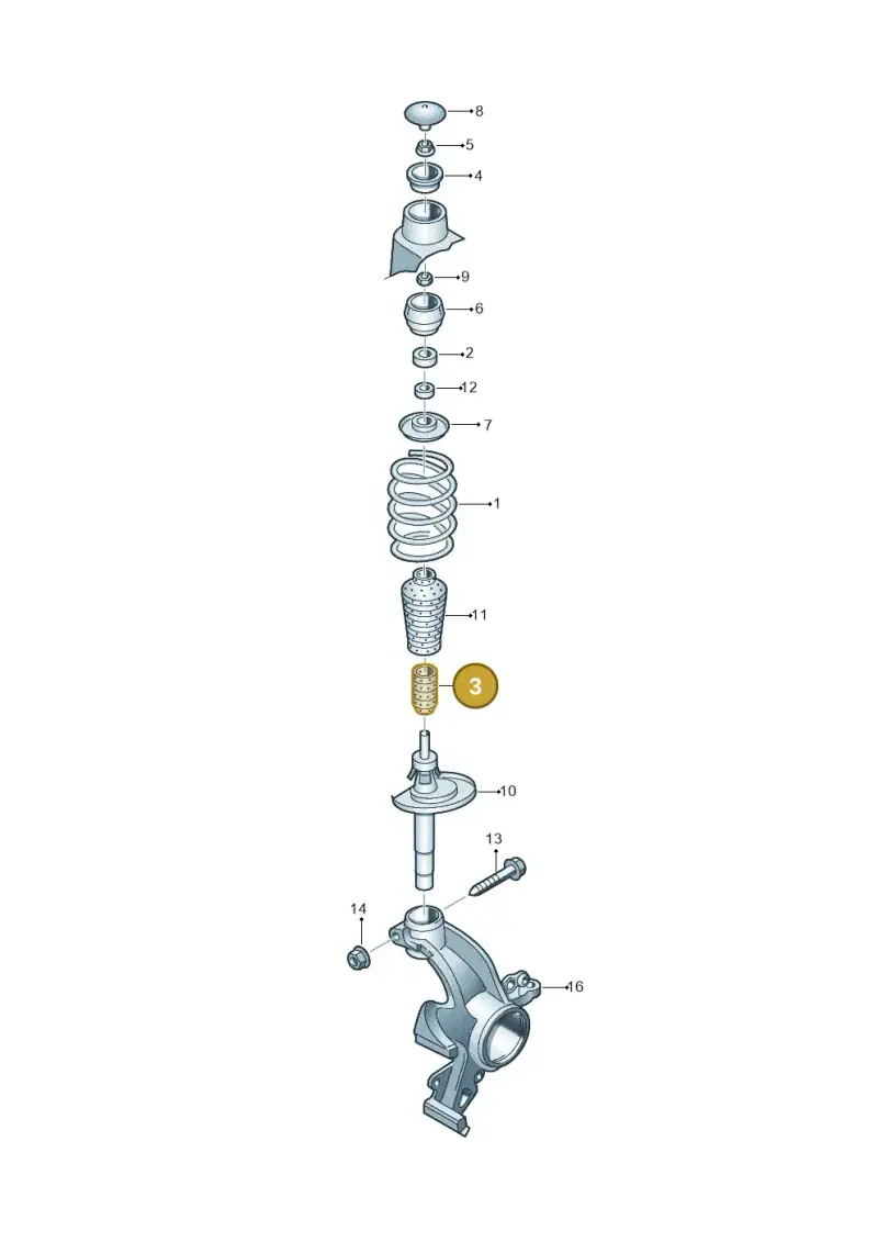 1J0412303 — SEAT Ibiza Stylance (2015-) diagram 672411000, position 3