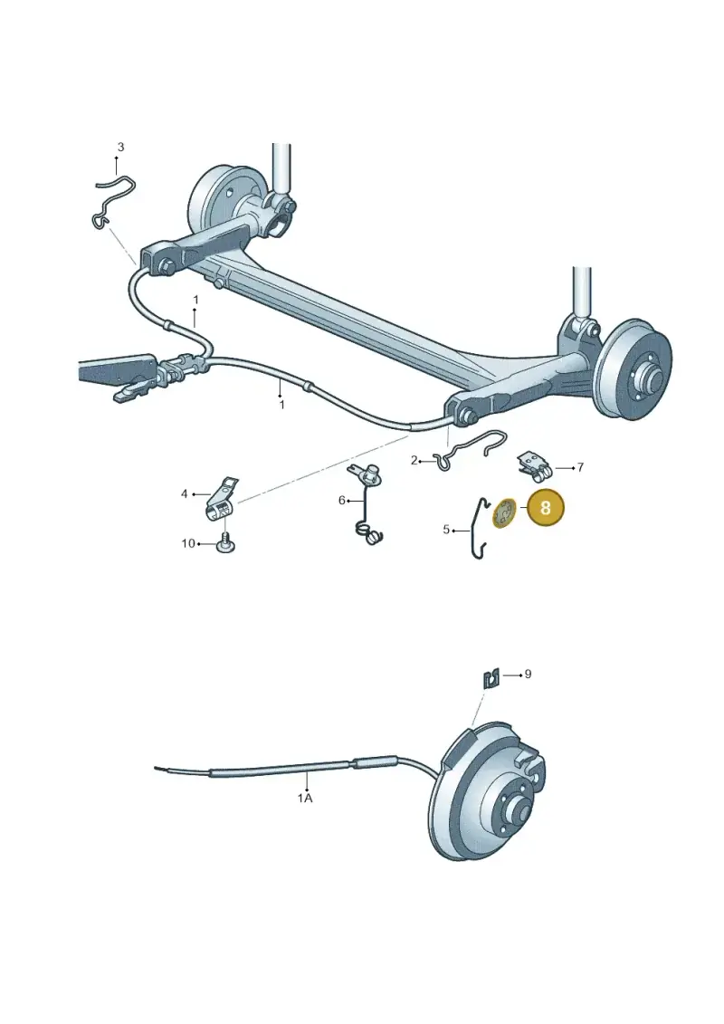 1J0609741B — SEAT Ibiza Stylance (2015-) diagram 253609500, position 8