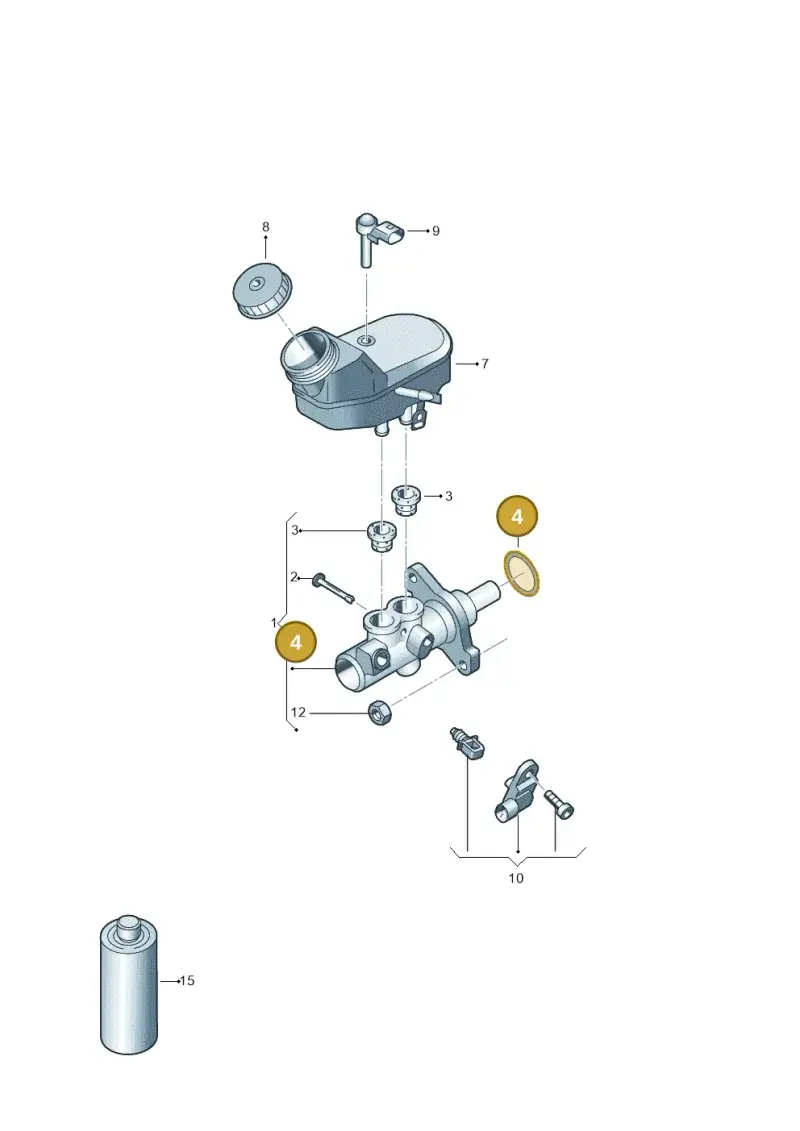 1J0611243A — SEAT Ibiza Stylance (2015-) diagram 679611100, position 4