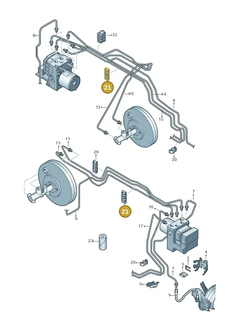 1J0611797M — SEAT Toledo Reference (2012-2015) diagram 672611200, position 21