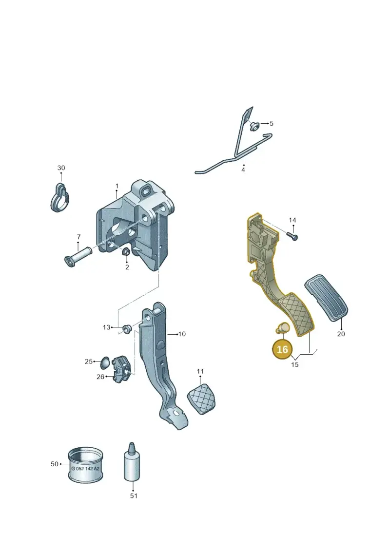 1J0723549B — SEAT Toledo Reference (2012-2015) diagram 672721600, position 16