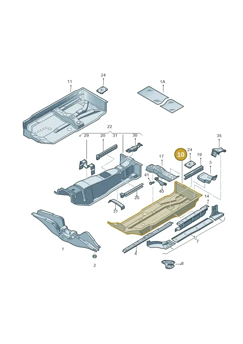 1J0803205 — SEAT TOLEDO/LEON/LEON-4 (2001-2006) diagram 194803100, position 10