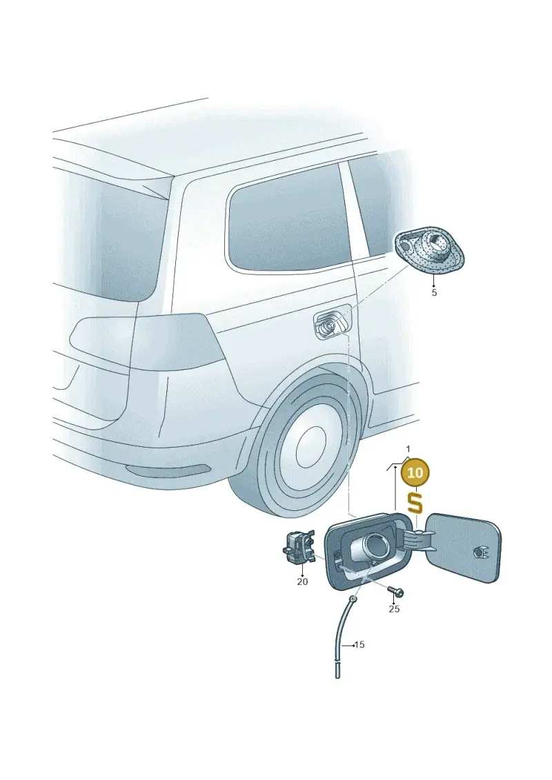 1J0809931 — SEAT Alhambra Stylance (2015-2022) diagram 689809000, position 10