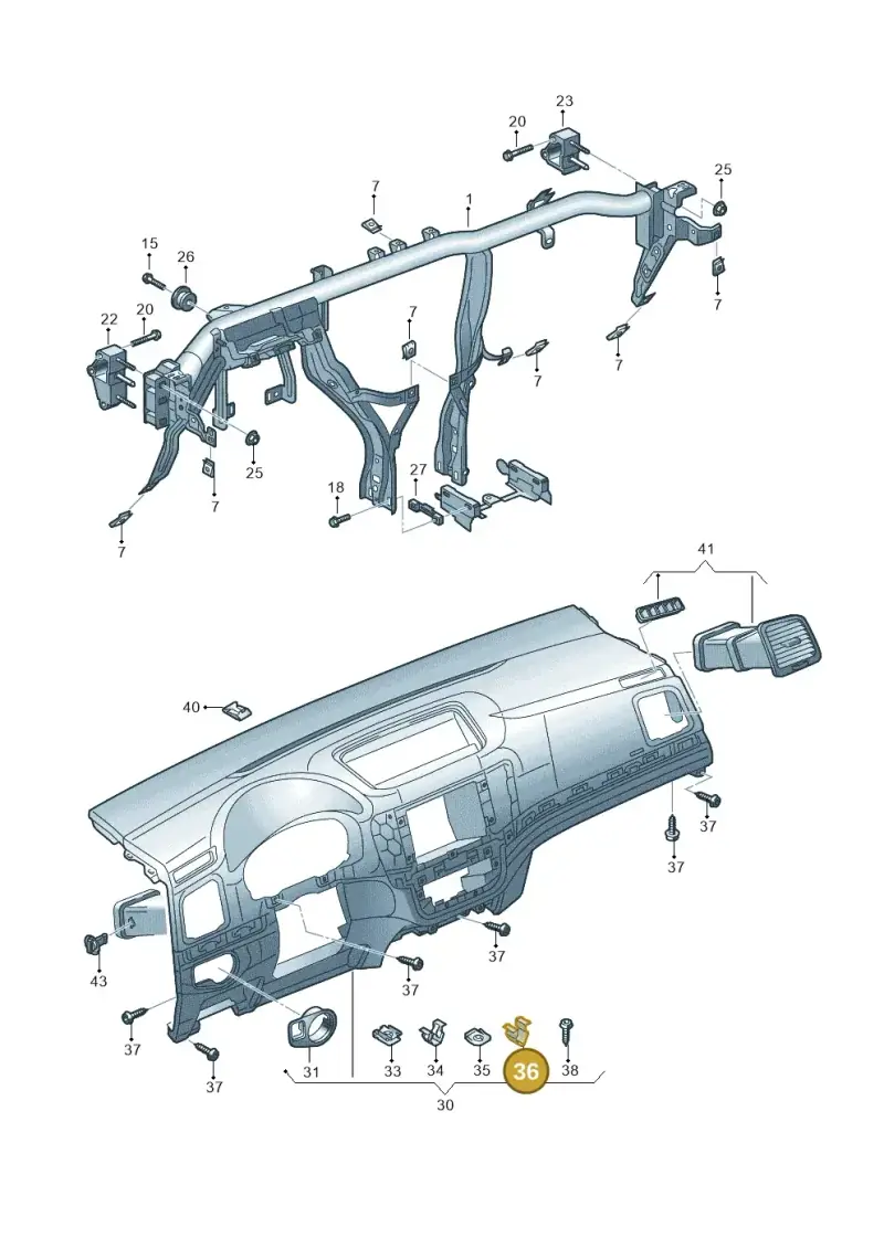 1J0858213 — SEAT Alhambra Stylance (2015-2022) diagram 689857000, position 36
