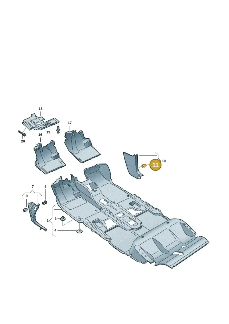 1J0863265A — SEAT Tavascan Cupra (2023-) diagram 11h863000, position 11